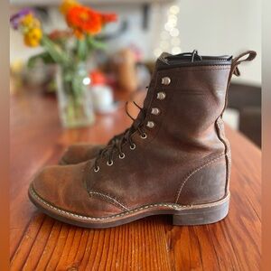 Red Wing Silversmith Boots Copper Size 8